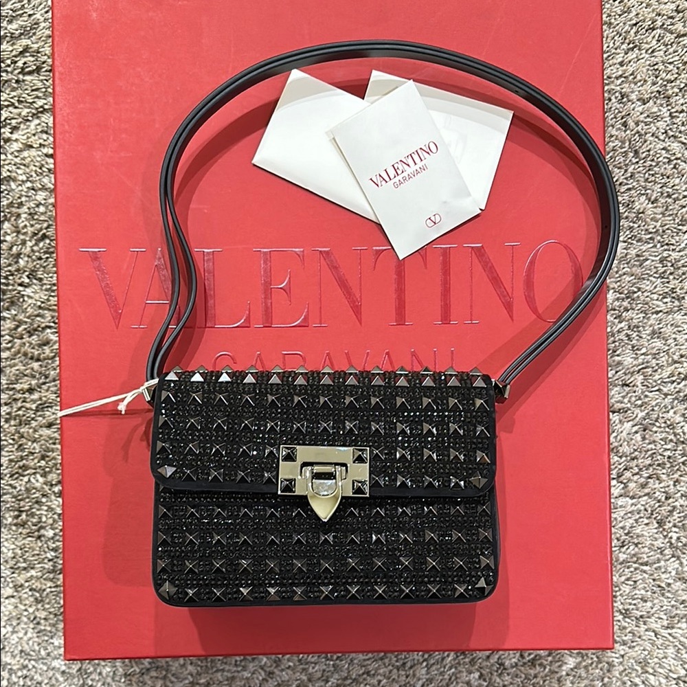 Valentino Black Studded Women's Bag